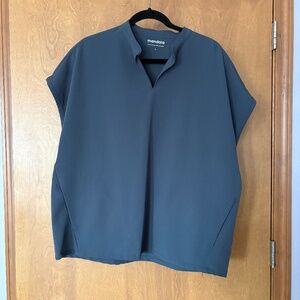 Grey Mandala scrub top